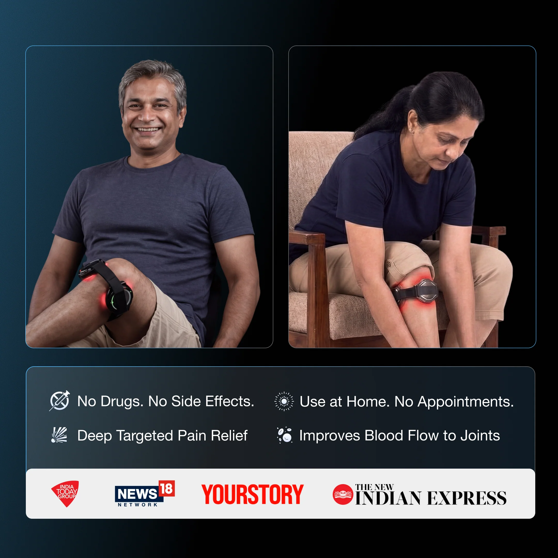 Curapod for Knee Pain | Drug-Free Light Therapy | FDA Registered - Image 4