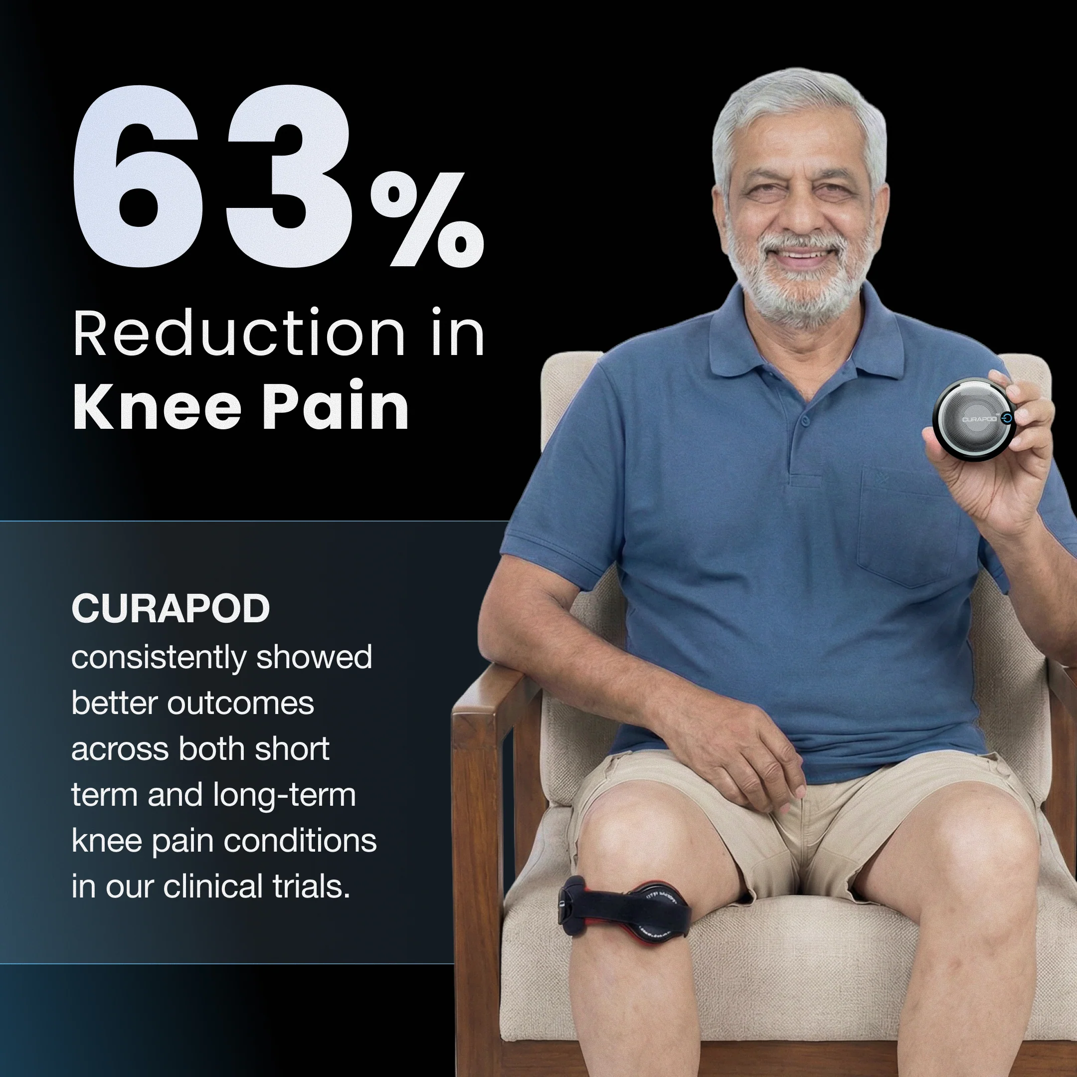 Curapod for Knee Pain | Drug-Free Light Therapy | FDA Registered - Image 7
